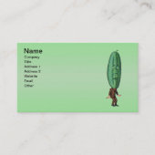 ファンタジーピックマンブラウンスーツ 名刺 (正面)