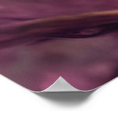 ファンタジーピンクフワフワかわいいフクロウ ポスター (角)