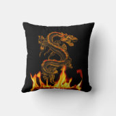 ファンタジーファイアドラゴン装飾用クッション クッション (裏面)