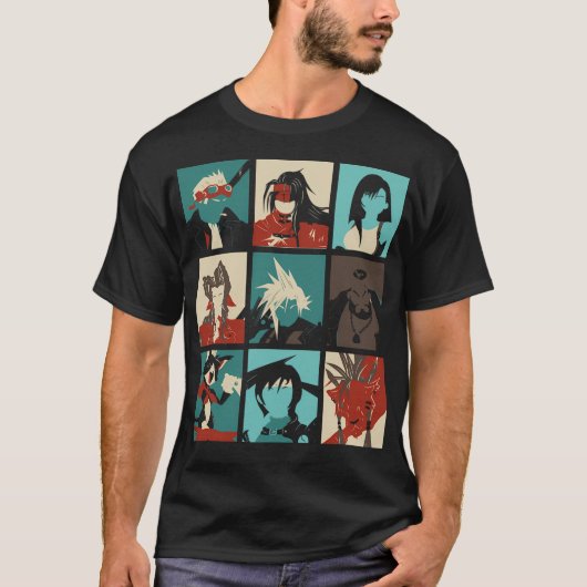 ファンタジーファイナルセブン Tシャツ (正面)