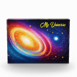 ファンタジーファッション銀河系スター宇宙ラブリーアート フォトブロック