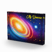 ファンタジーファッション銀河系スター宇宙ラブリーアート フォトブロック (右)