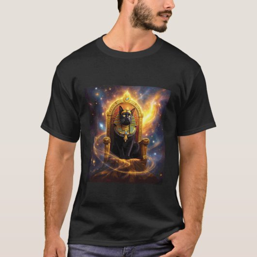 ファンタジーファラオ王猫 Tシャツ (正面)