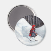 ファンタジーフェアユータリーアートマグネット – ウルフインサイド マグネット (正面/裏面)