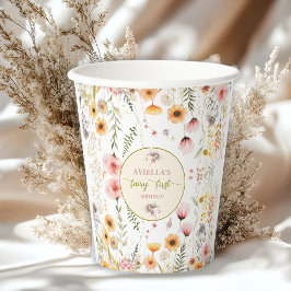ファンタジーフェアリーの初めの野の花 紙コップ
