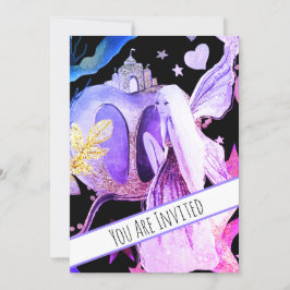 *~ファンタジーフェアリーキャッスルベビーシャワー招待状 招待状