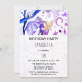 *~*ファンタジーフェアリースカイムーン誕生日招待状 招待状 (裏面)