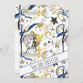 *~ファンタジーフェアリースターズ赤ちゃんシャワー招待状 招待状 (正面/裏面)