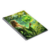 ファンタジーフェアリー聖パトリック日アイルランドの民俗芸術 ノートブック (右側)