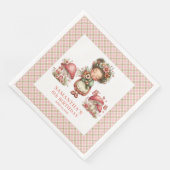 ファンタジーフェアリー・サーモンピンクの花の誕生日お祝い (コーナー)