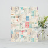 ファンタジーフェイク切手コラージュ1 (スタンド正面)