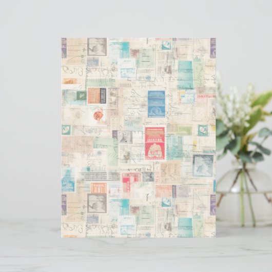 ファンタジーフェイク切手コラージュ1 (スタンド正面)