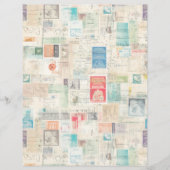 ファンタジーフェイク切手コラージュ1 (正面)