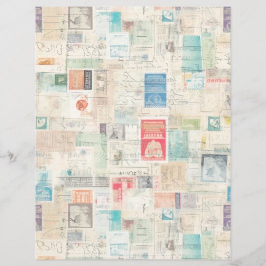 ファンタジーフェイク切手コラージュ1 (正面)