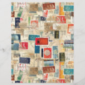 ファンタジーフェイク切手コラージュ3 (裏面)