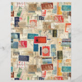 ファンタジーフェイク切手コラージュ3 (正面)