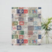 ファンタジーフェイク切手コラージュ5 (スタンド正面)