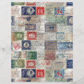 ファンタジーフェイク切手コラージュ5 (正面)