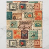 ファンタジーフェイク切手コラージュ6 (裏面)