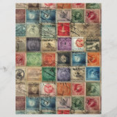 ファンタジーフェイク切手コラージュ7 (裏面)