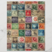 ファンタジーフェイク切手コラージュ7 (正面)