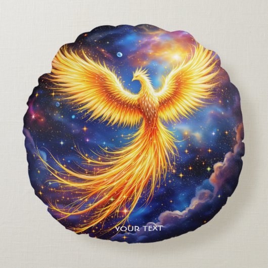 ファンタジーフェニックススターズ宇宙 ラウンドクッション (正面)