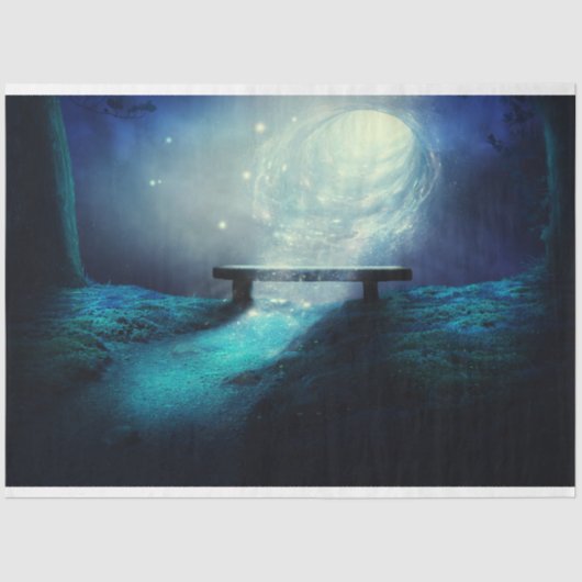 ファンタジーフォレストコスモスデクページティッシュペーパー 薄葉紙 (正面)