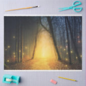 ファンタジーフォレストライト19デコページティッシュペーパー 薄葉紙 (クラフト)