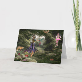 ファンタジーフォレスト全米誕生日カード サンキューカード