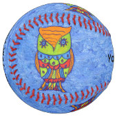 ファンタジーフクロウネオンカラーズスターアイズブルー ソフトボール (正面左)