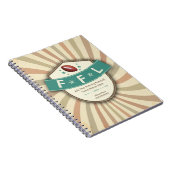 ファンタジーフットボファンキーールリーグのパターンノート ノートブック (右側)