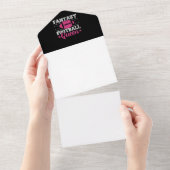 ファンタジーフットボールおもしろいクイーンゲームデーファンタジーギフト オールインワン招待状 (貼ってはがせる)