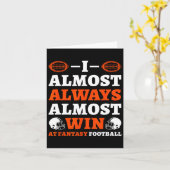 ファンタジーフットボールではほぼ毎回勝ちそうで勝つ カード (黄色い花)