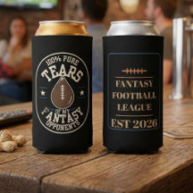 ファンタジーフットボールの勝者用 セルツァー缶クーラー