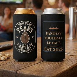 ファンタジーフットボールの勝者用 セルツァー缶クーラー スリム缶クーラー