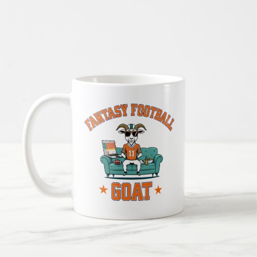 ファンタジーフットボール コーヒーマグカップ (左)