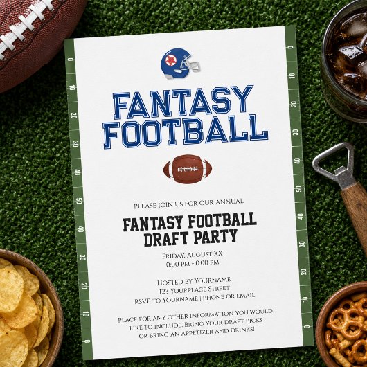 ファンタジーフットボール 招待状