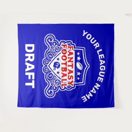 ファンタジーフットボ荷車を引くールエンブレムタペストリー タペストリー (正面(横))