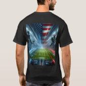 ファンタジーフューチャーw杯米国2026年黒番#2 tシャツ (裏面)