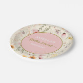 ファンタジーフラッタとトワイルワイルドフラワー ペーパープレート (アングル)