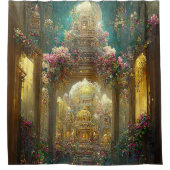 ファンタジーフラワーチャーチ – シャワーカーテン (正面)