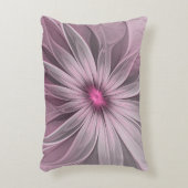 ファンタジーフラワー抽象芸術プラムフローラフラクタル・アート アクセントクッション (正面(垂直))