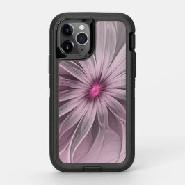 ファンタジーフラワー抽象芸術プラムフローラフラクタル・アート オッターボックスディフェンダーiPhone 11 PROケース