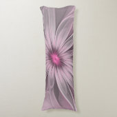 ファンタジーフラワー抽象芸術プラムフローラフラクタル・アート ボディピロー (正面縦)