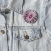 ファンタジーフラワー抽象芸術プラムフローラフラクタル・アート 缶バッジ (インサイチュ)