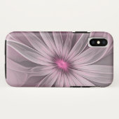 ファンタジーフラワー抽象芸術プラムフローラフラクタル・アート Case-Mate iPhoneケース (裏面(横))