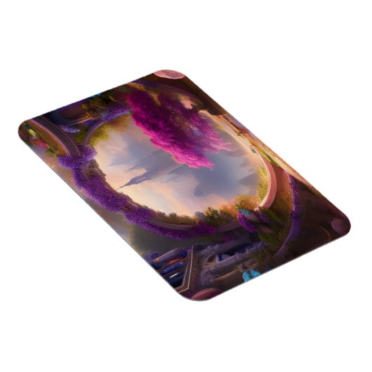 ファンタジーフローラコートヤードピンクツリー マグネット (右側)