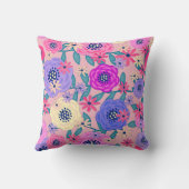 ファンタジーフローラデザイン クッション (裏面)