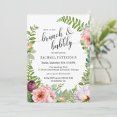 ファンタジーフローラブランチとバブリーブライダルシャワー 招待状 (スタンド正面)