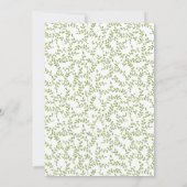 ファンタジーフローラリース結婚式招待状 招待状 (裏面)